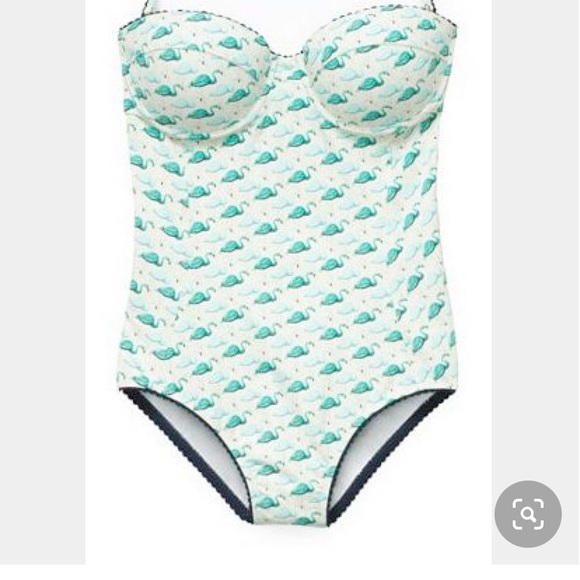 Tory Burch Sanibel Flamingo One Piece Swimsuit S - Picture 3 of 8